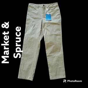 Market &Spruce Green Pants